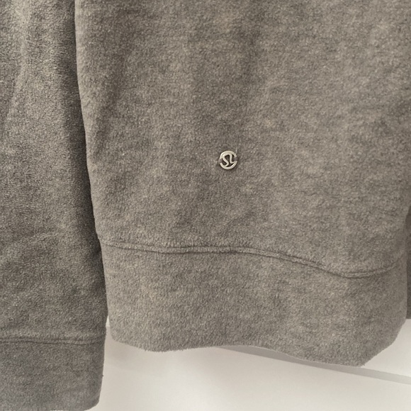 Lululemon Fleece Sweatshirt- grey 6 - Picture 4 of 6